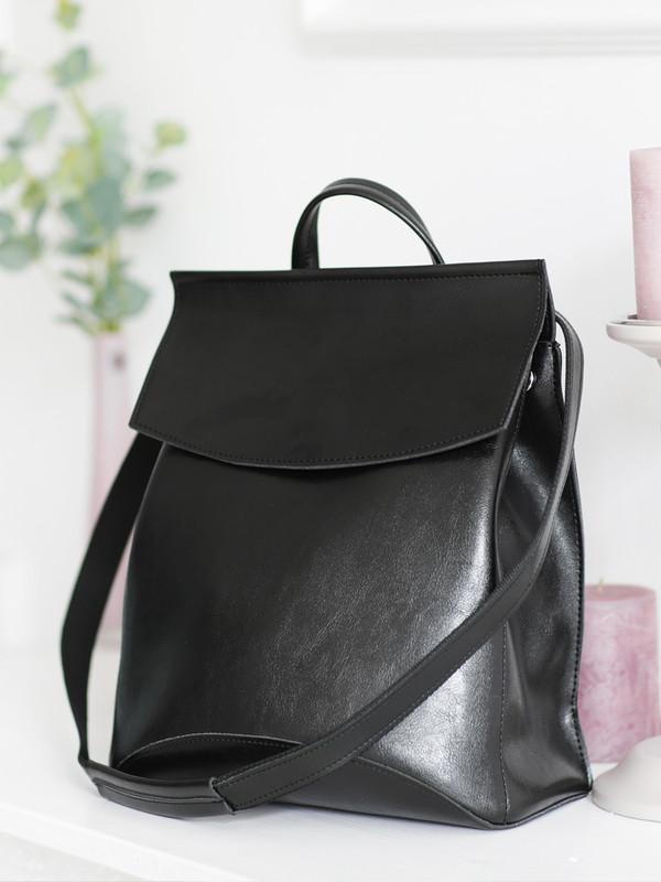 Сумка-рюкзак женская Dizzolino 610 черная