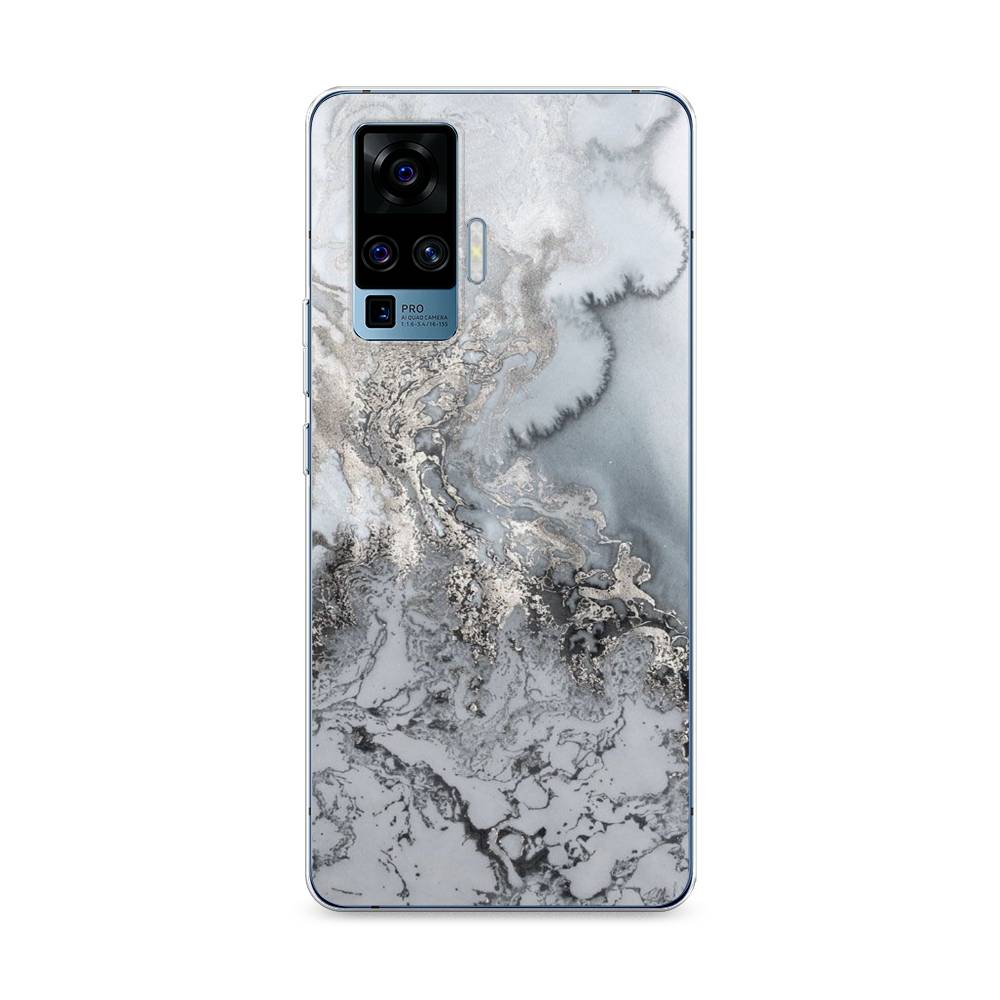 

Чехол Awog на Vivo X50 Pro "Морозная лавина серая", Разноцветный, 262350-3