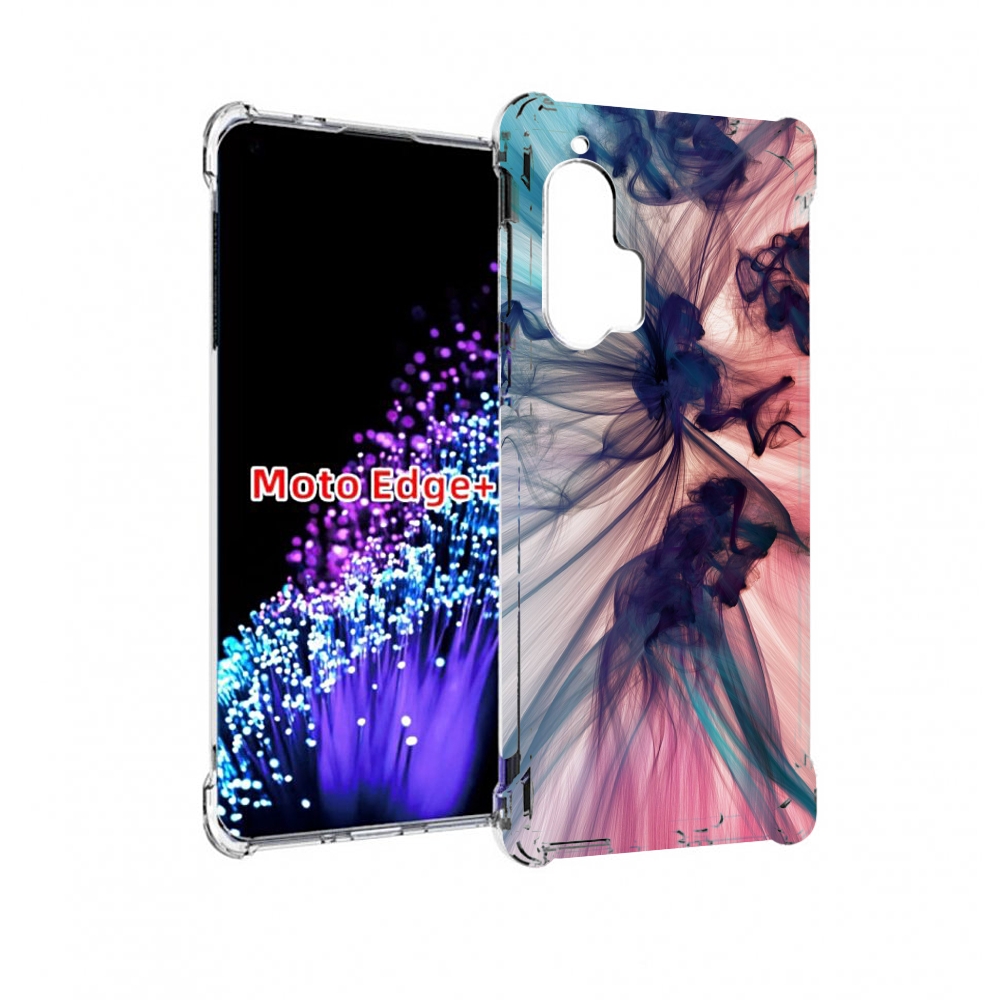 

Чехол MyPads разноцветный дым для Motorola Edge+ Plus, Прозрачный, Tocco