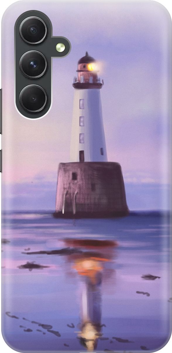 

Силиконовый чехол на Samsung Galaxy A54 5G "Маяк", Синий;фиолетовый, 158754
