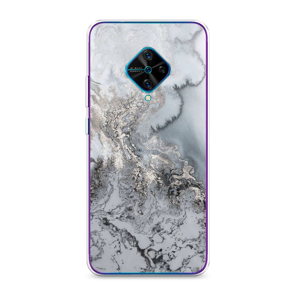 

Чехол Awog на Vivo Y9s "Морозная лавина серая", Разноцветный, 262450-3