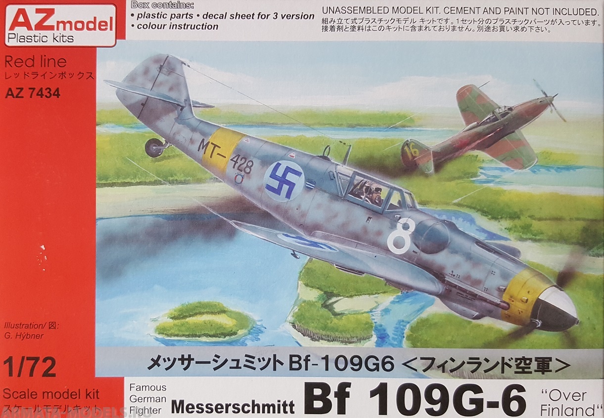 

AZ7434 Самолет Messerschmitt Bf 109G-6