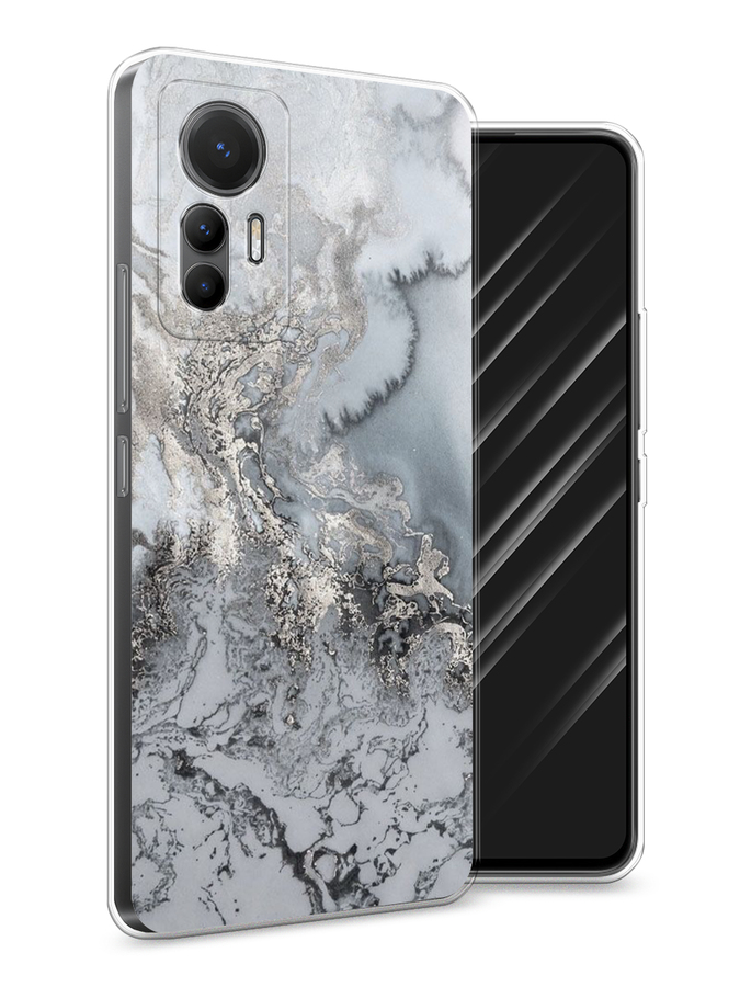 

Чехол Awog на Xiaomi 12 Lite "Морозная лавина серая", Разноцветный, 315050-3