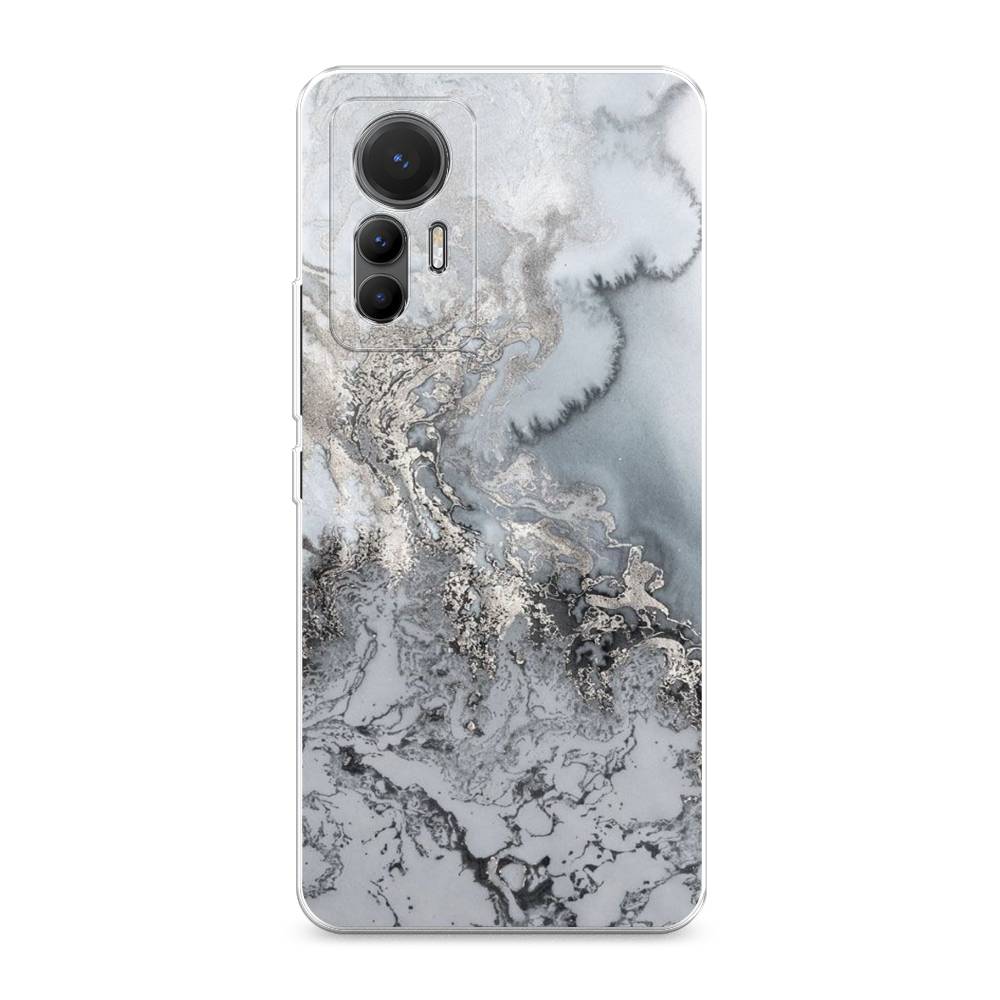 фото Силиконовый чехол "морозная лавина серая" на xiaomi 12 lite awog