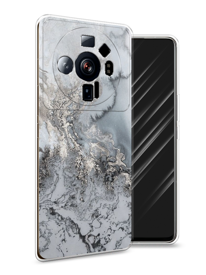 

Чехол Awog на Xiaomi 12S Ultra "Морозная лавина серая", Разноцветный, 314550-3