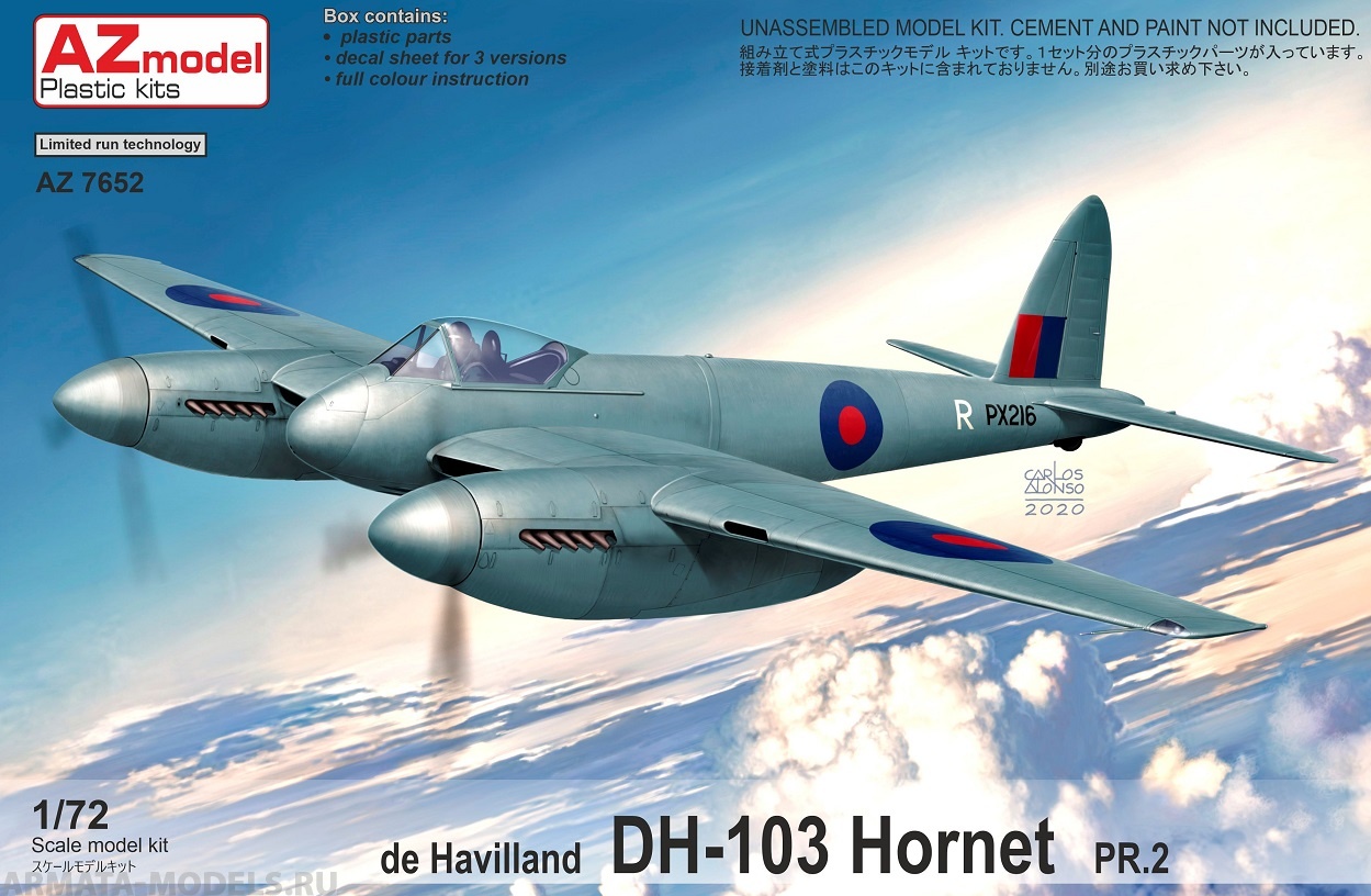 

AZ7652 DH-103 Hornet PR.2