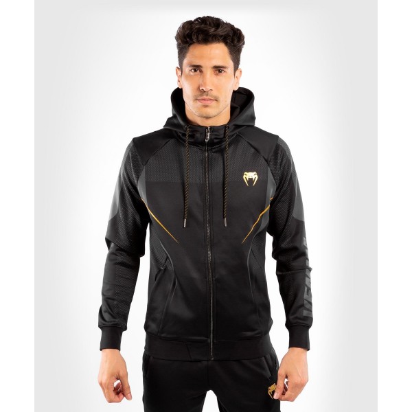 

Толстовка унисекс Venum Athletics BlackGold черная S, Athletics Black/Gold