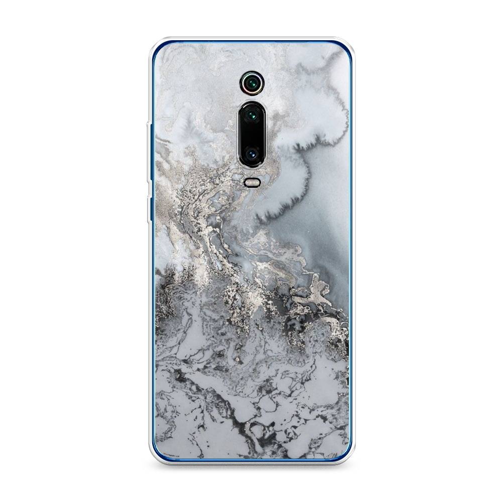 фото Силиконовый чехол "морозная лавина серая" на xiaomi mi 9t awog