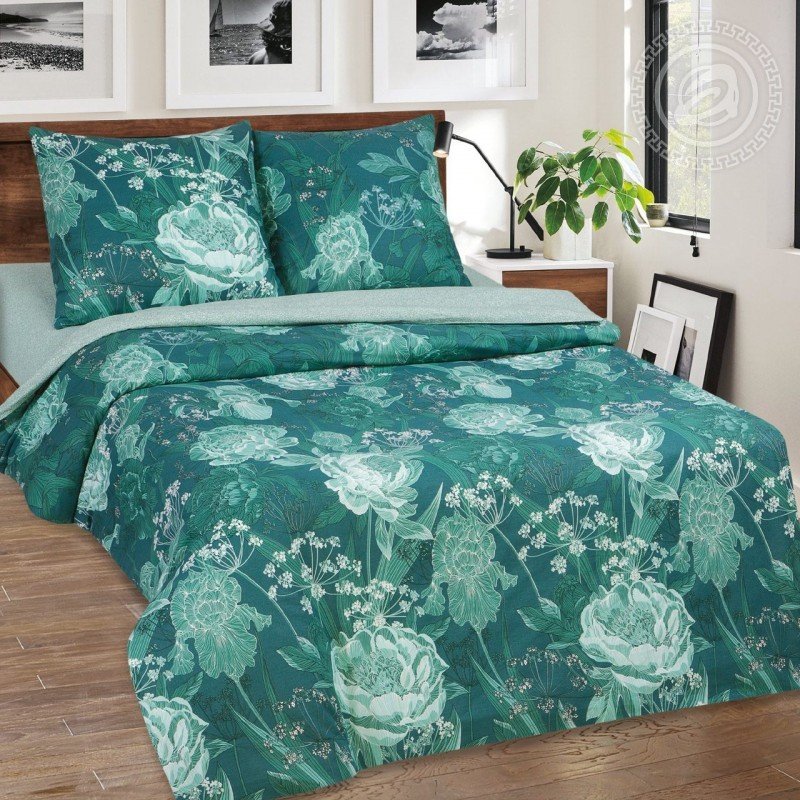 

Комплект с натяжной простыней семейный поплин (Калипсо) АРТПОСТЕЛЬ