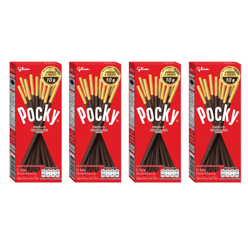 Палочки поки Glico шоколад, 4 шт по 22 г