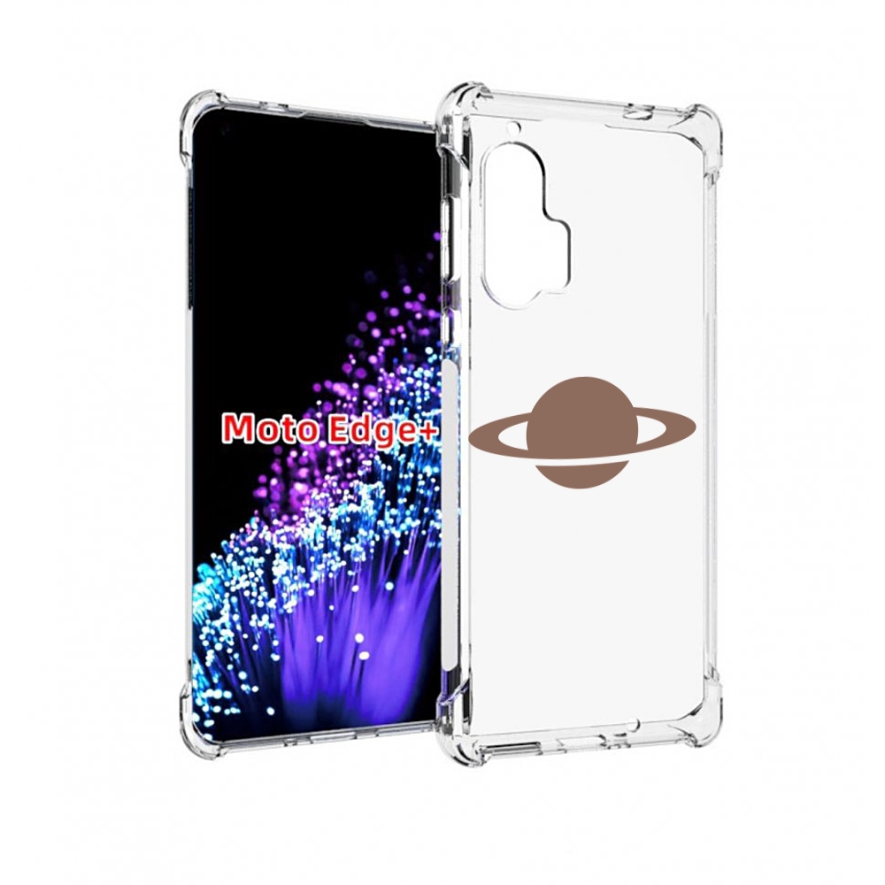 

Чехол MyPads сатурн для Motorola Edge+ Plus, Прозрачный, Tocco