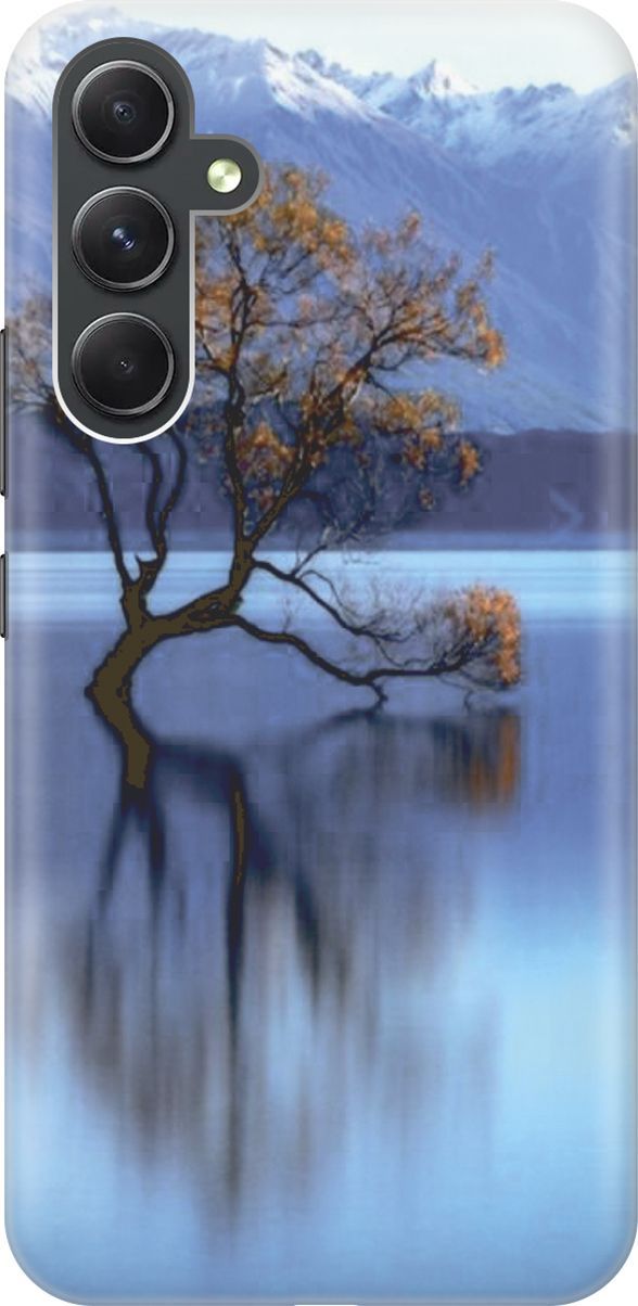 

Силиконовый чехол на Samsung Galaxy A54 5G "Дерево посреди озера", Бирюзовый;голубой, 158758