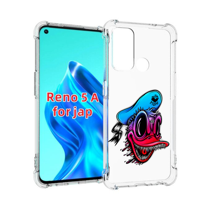 

Чехол MyPads Дональд для Oppo Reno 5A, Прозрачный, Tocco