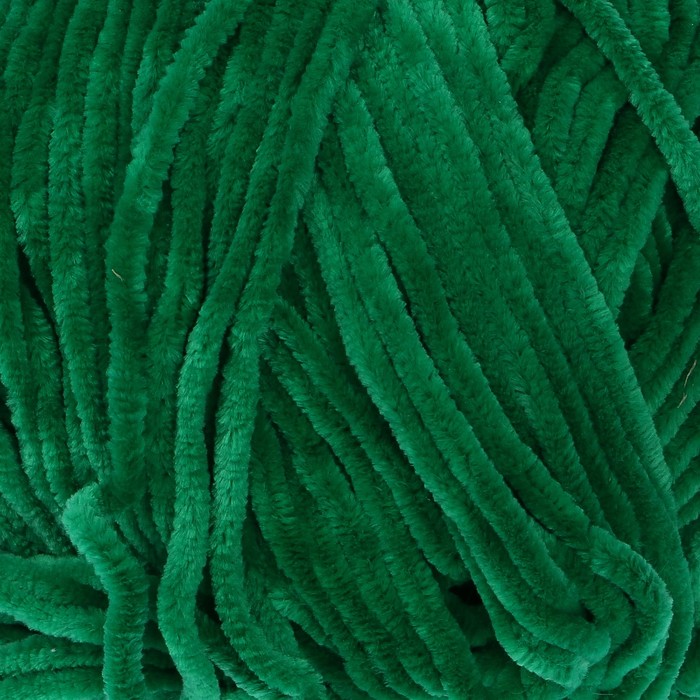 

Пряжа Velour 100% микрополиэстер 170м/100г (856 изумруд), Зеленый