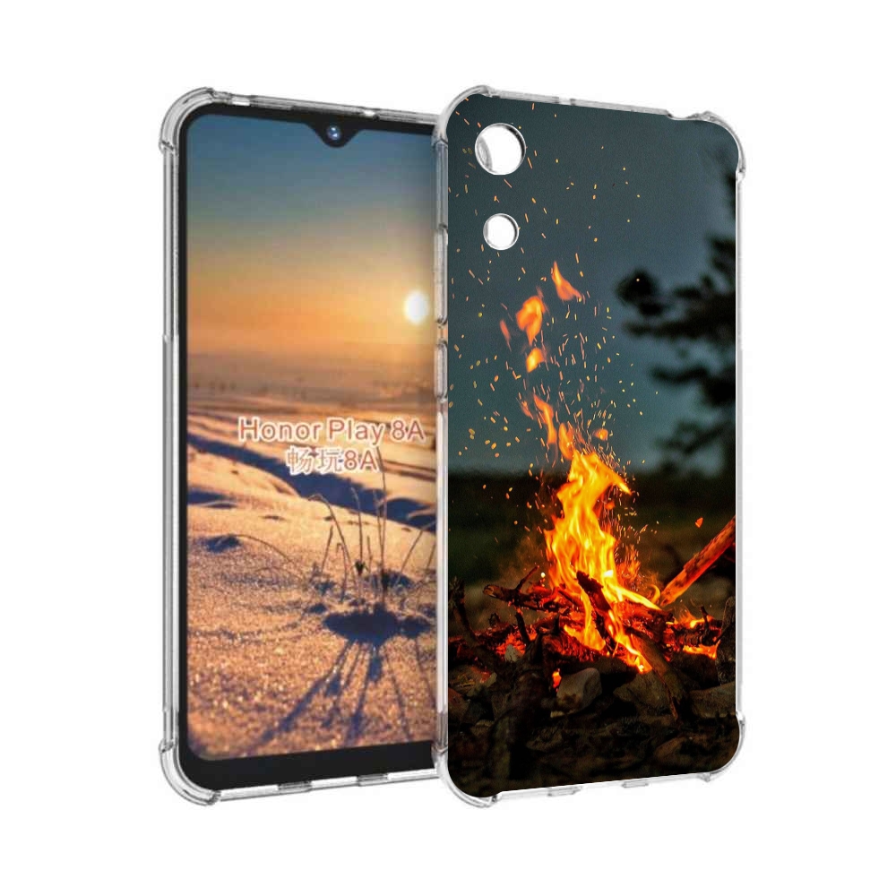 Чехол бампер MyPads Костер-ночное-небо для Honor 8A