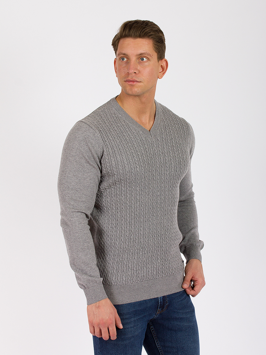 Пуловер мужской GD69301061 DAIROS серый 3XL