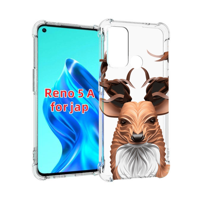 

Чехол MyPads 3D-олень для Oppo Reno 5A, Прозрачный, Tocco