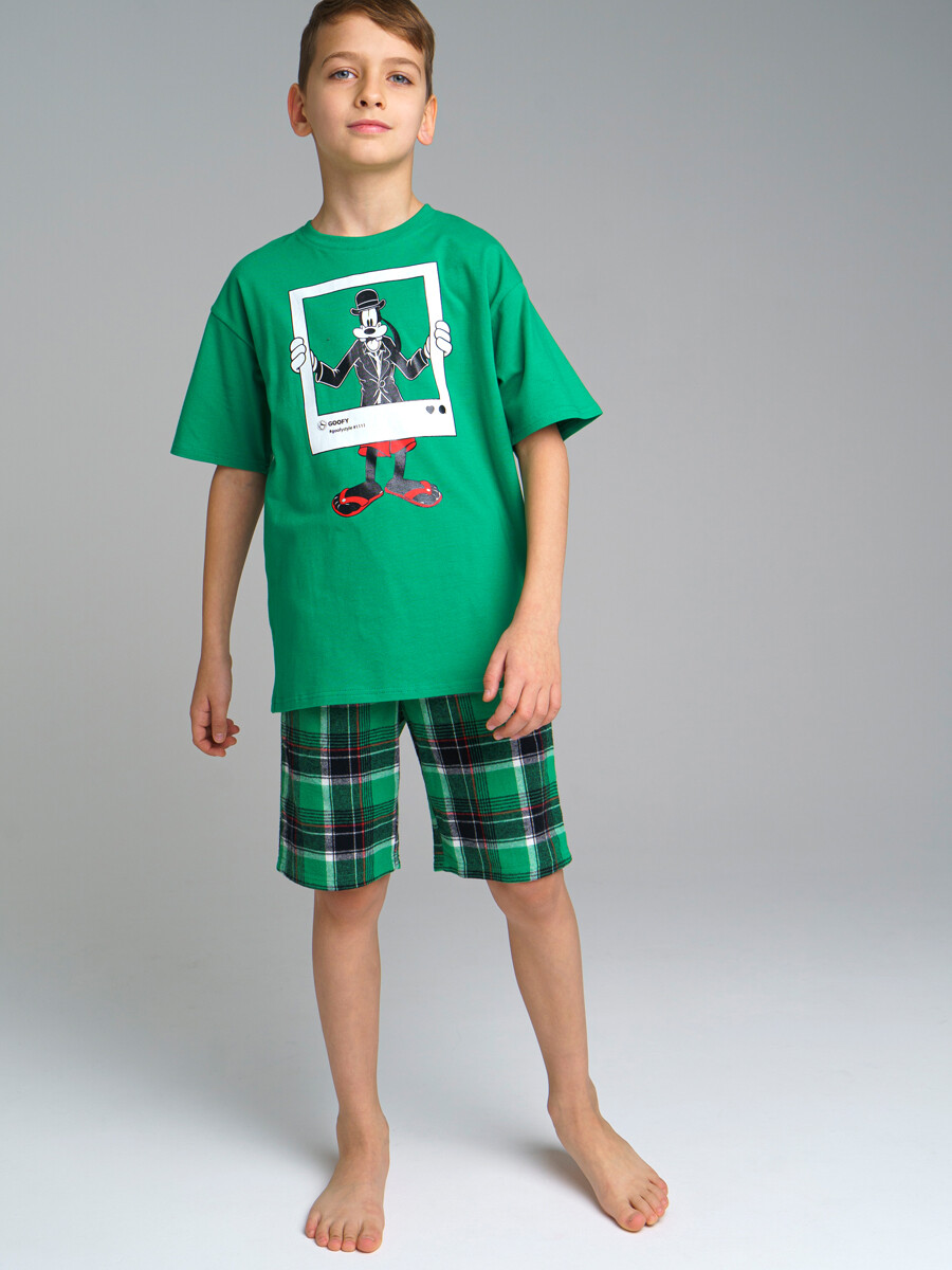 

Пижама детская PlayToday Family look 42236025, зеленый, разноцветный, 128, 42236025