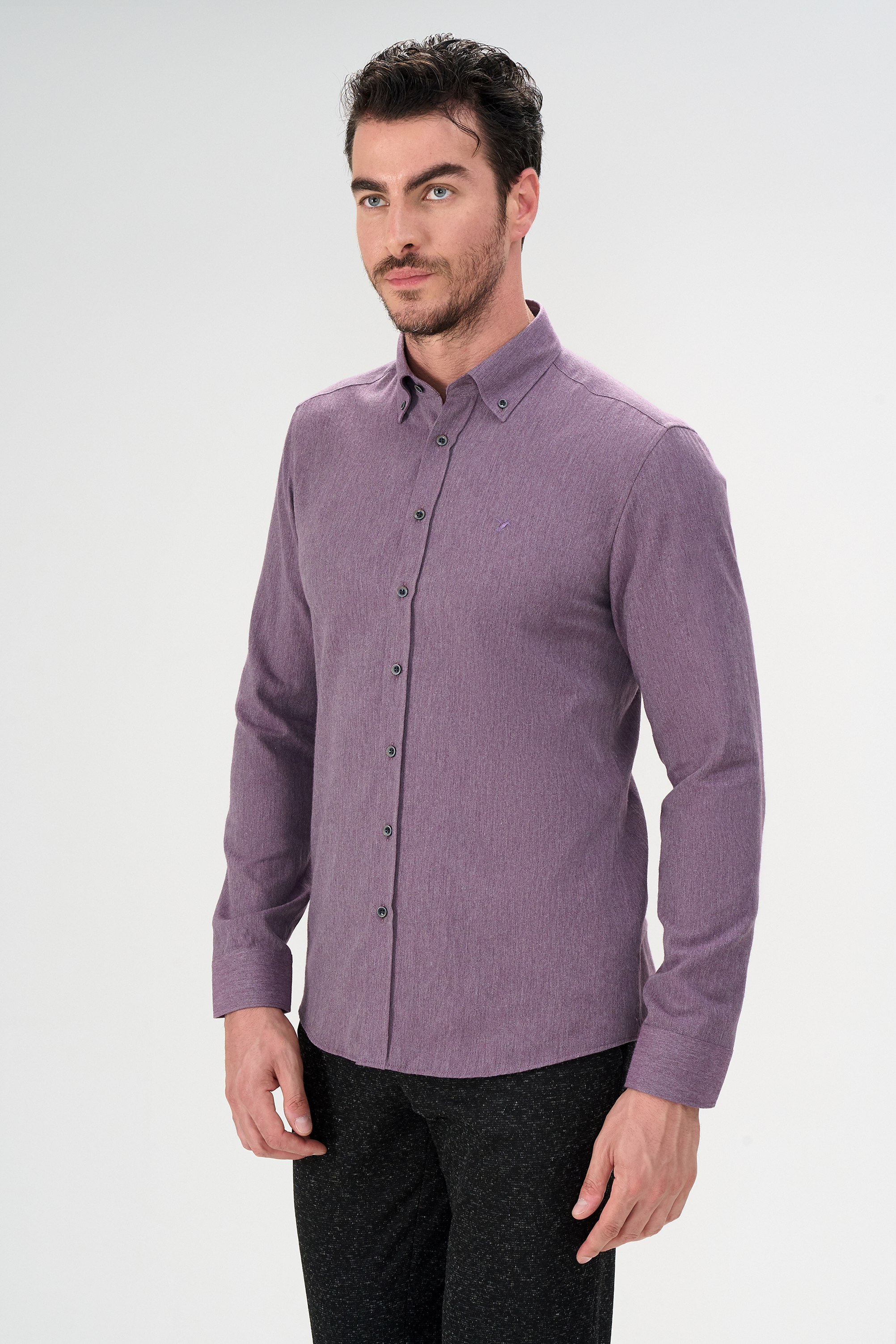 

Рубашка мужская Cacharel G051SZ0040ANGOLA фиолетовая 2XL, Фиолетовый, G051SZ0040ANGOLA