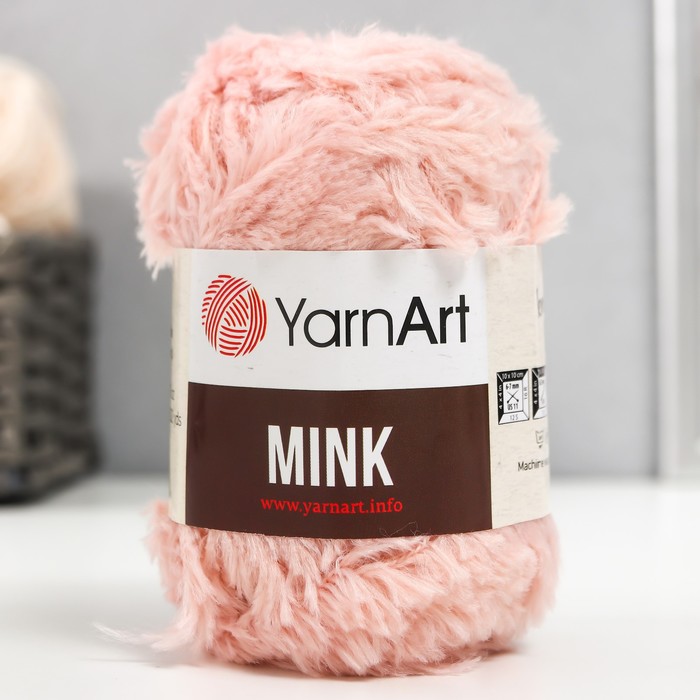 

Пряжа Mink 100% полиамид 75м/50гр (341 бл. розовый)