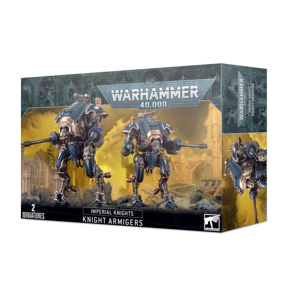 

Миниатюры для игры Games Workshop Warhammer 40000: Imperial Knights Knight Armigers 54-20, Imperial Knights - Knight Armigers