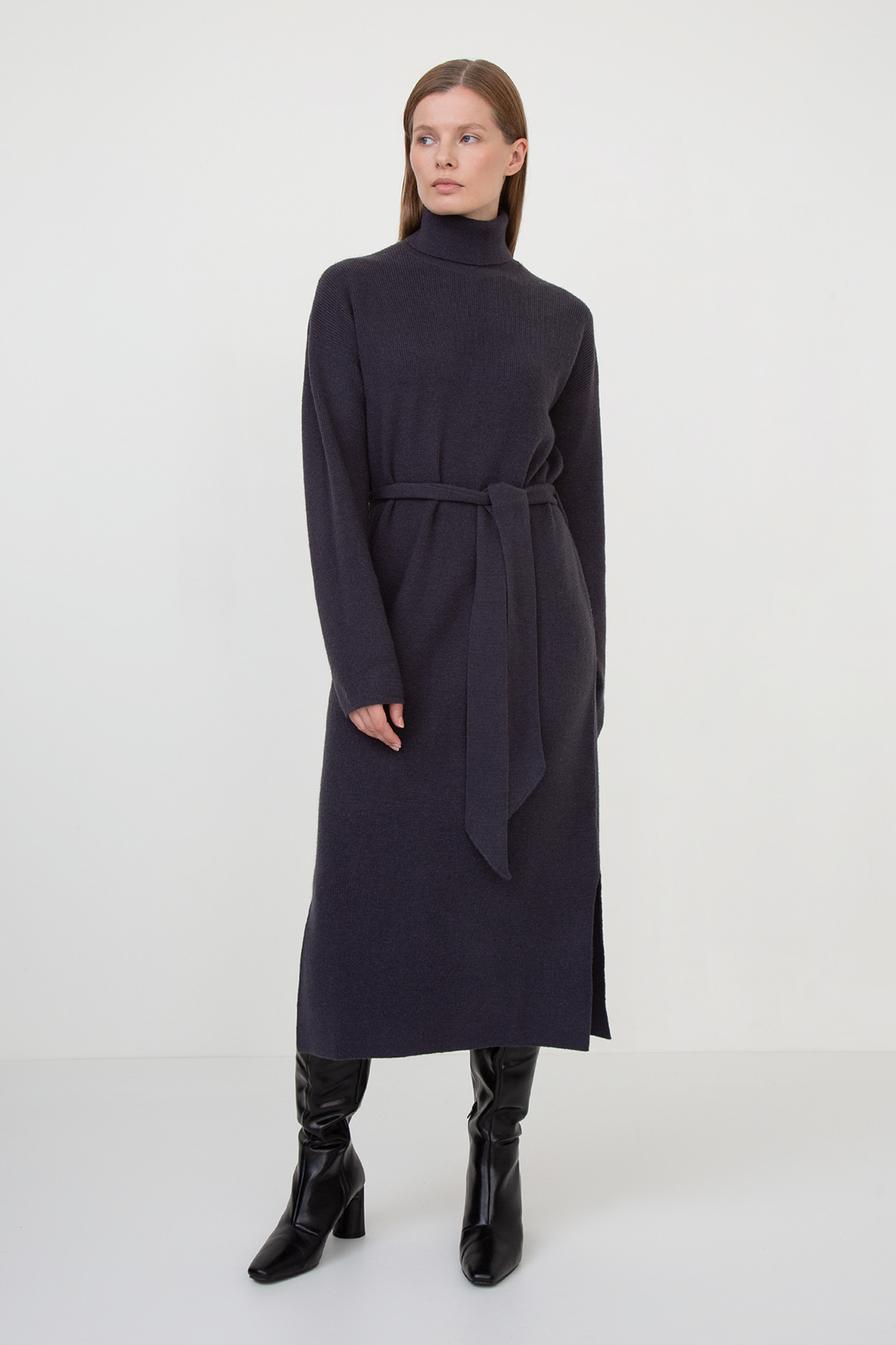 

Платье женское Baon B4523502 серое XL, Серый, B4523502