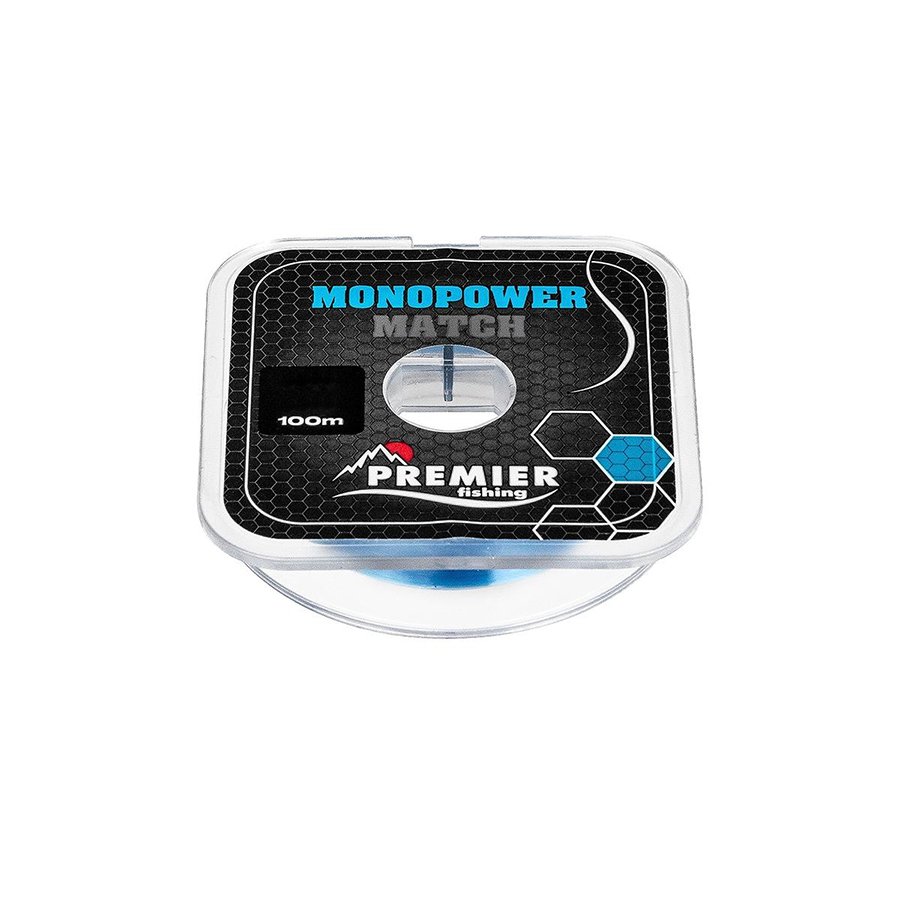 

Леска монофильная Premier Fishing Monopower Match 0,35 мм, 100 м, 11,1 кг, blue, Голубой, Monopower Match