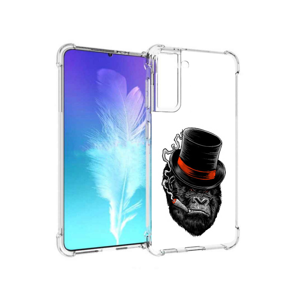 Чехол MyPads Tocco для Samsung Galaxy S21 дизайнерская горилла (PT157088.510.431)