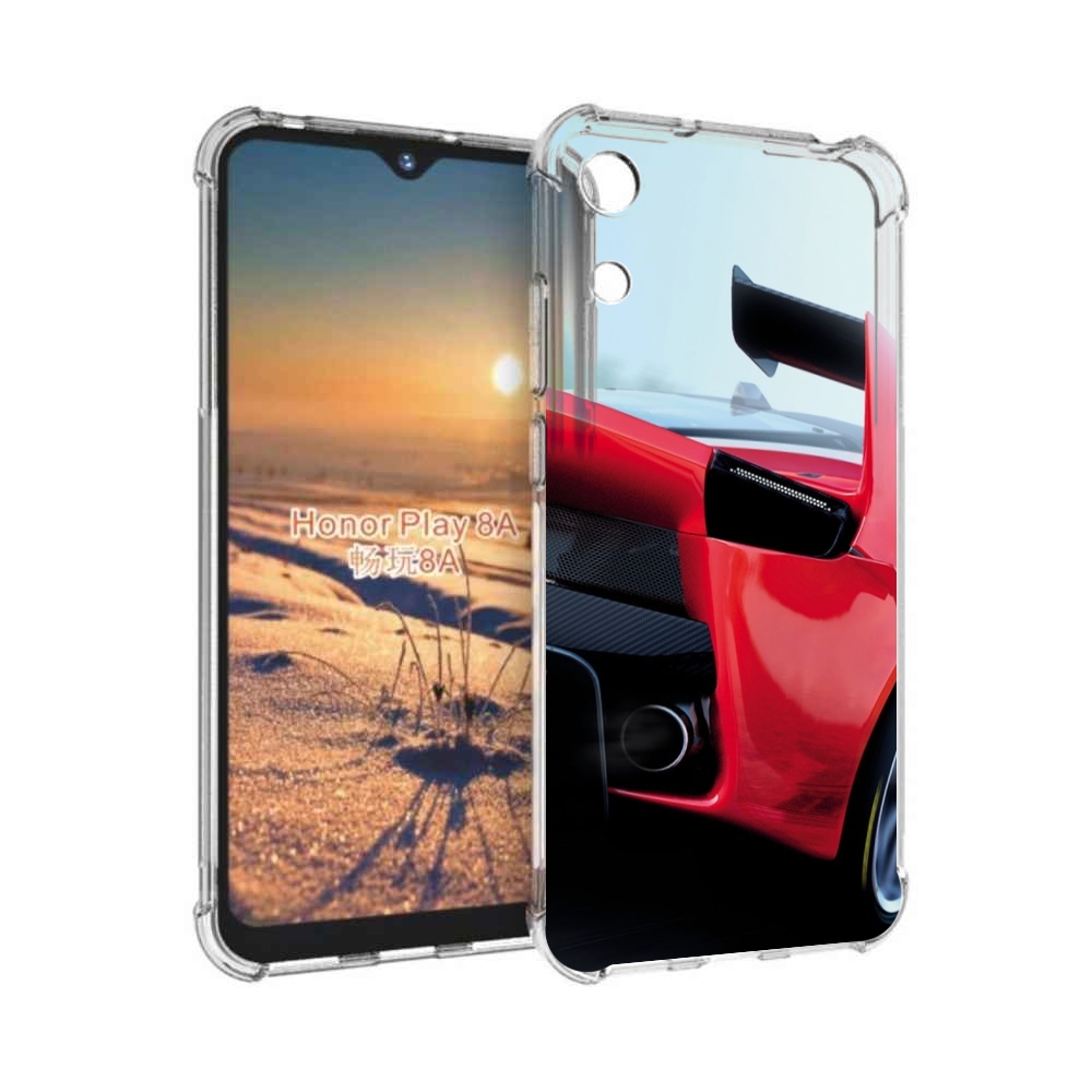 

Чехол бампер MyPads Крыло-машины мужской для Honor 8A, Прозрачный, Tocco
