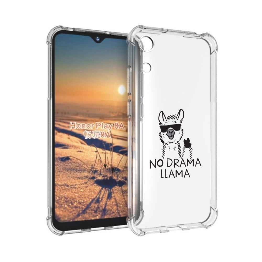 

Чехол бампер MyPads Лама для Honor 8A, Прозрачный, Tocco