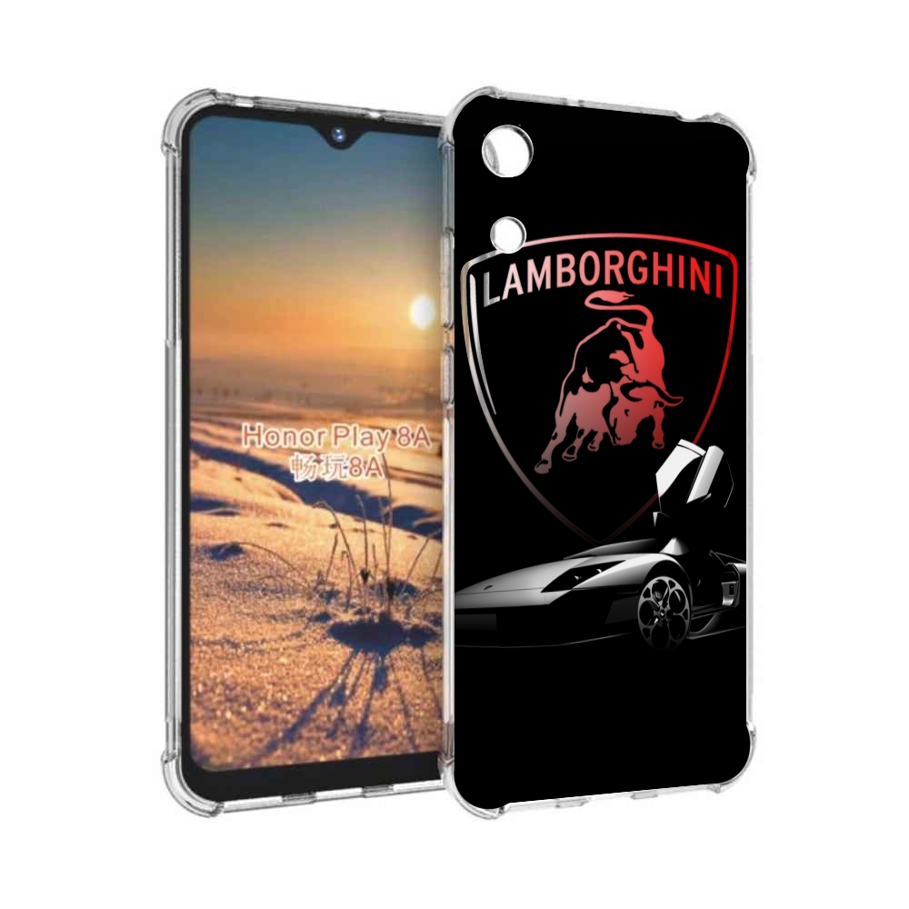 

Чехол бампер MyPads Ламборгини-black мужской для Honor 8A, Прозрачный, Tocco