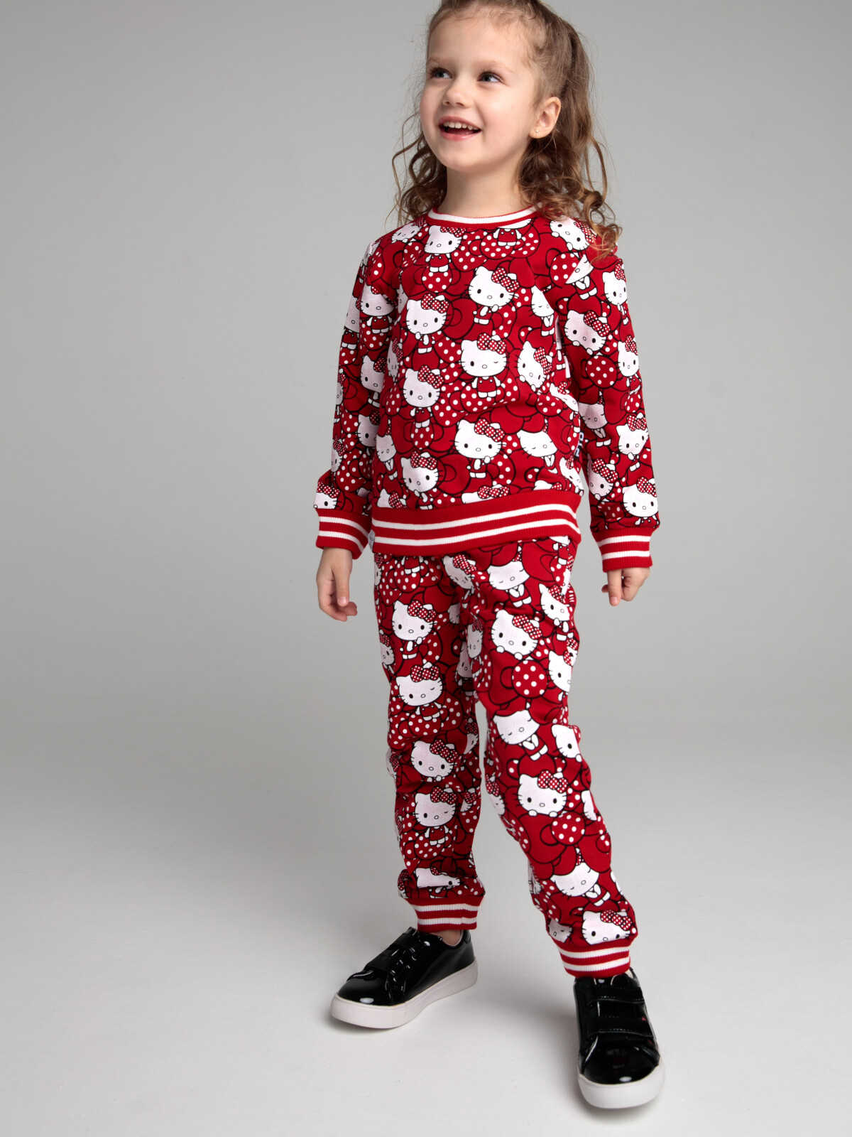 

Пижама детская PlayToday Kids 12342077, красный, белый, 104, 12342077