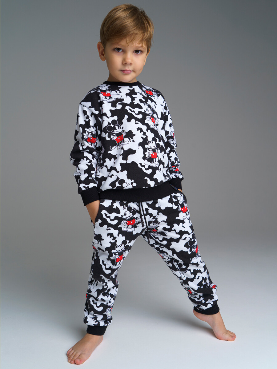

Пижама детская PlayToday Family look 42236037, разноцветный, 104, 42236037