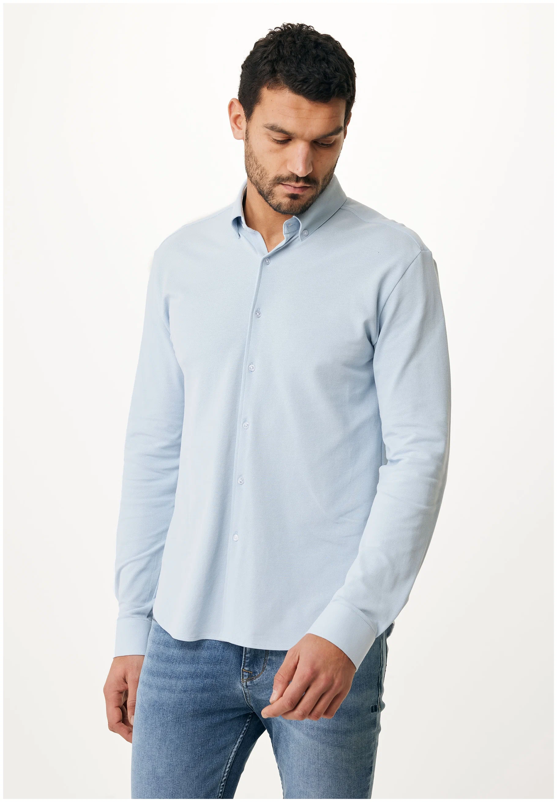 

Рубашка мужская MEXX 144211 синяя XXL, Синий, 144211-2