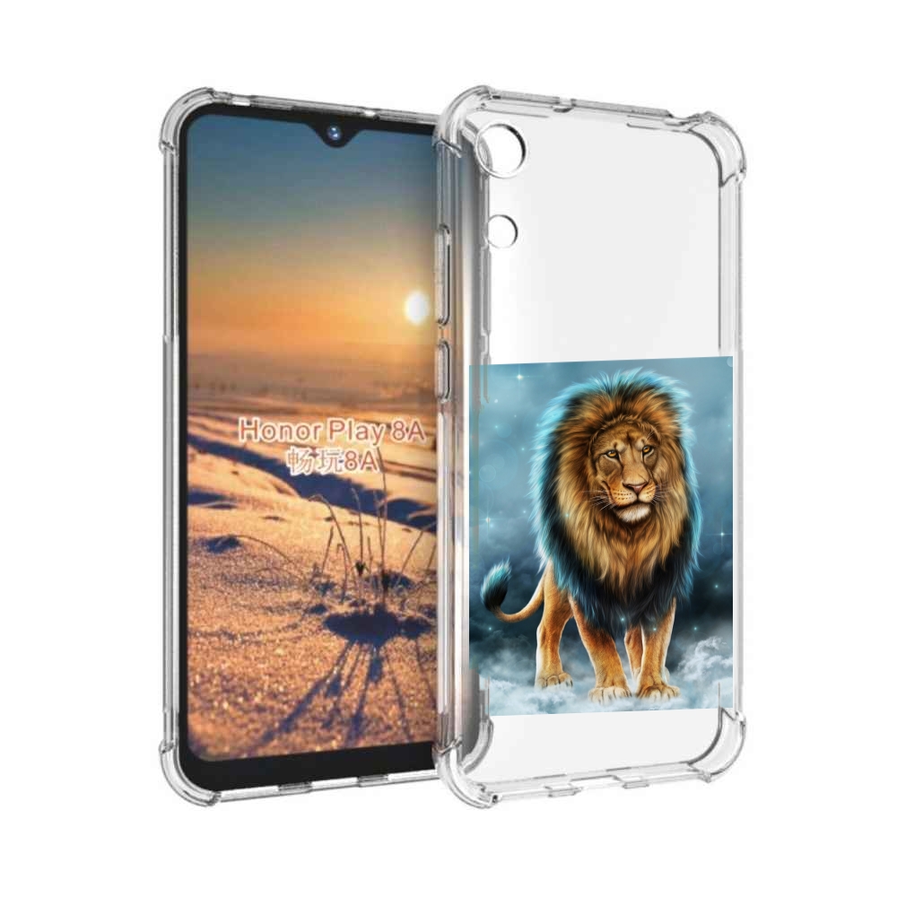 

Чехол бампер MyPads Лев-в-тумане для Honor 8A, Прозрачный, Tocco