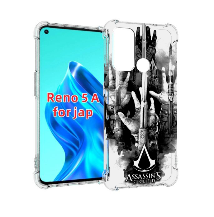 

Чехол MyPads Assassin's Creed скрытый клинок для Oppo Reno 5A, Прозрачный, Tocco