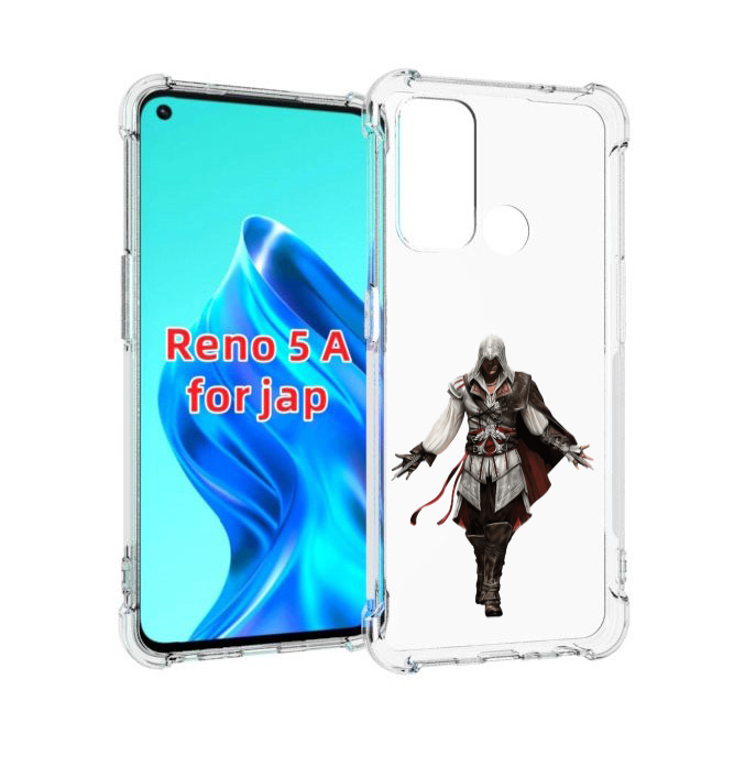 

Чехол MyPads Assassin's-Creed мужской для Oppo Reno 5A, Прозрачный, Tocco