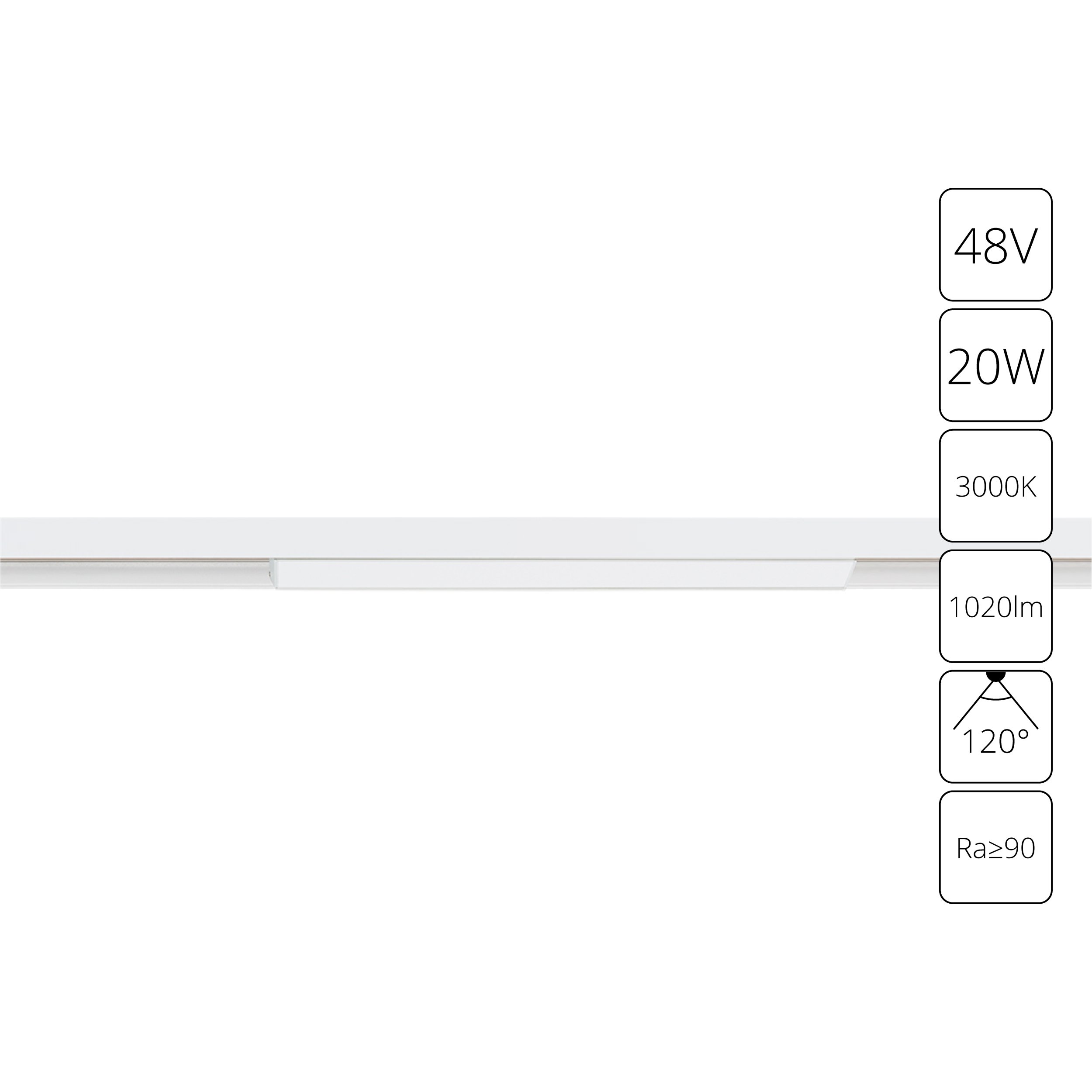 

Магнитный трековый светильник Arte Lamp LINEA A4673PL-1WH, LINEA