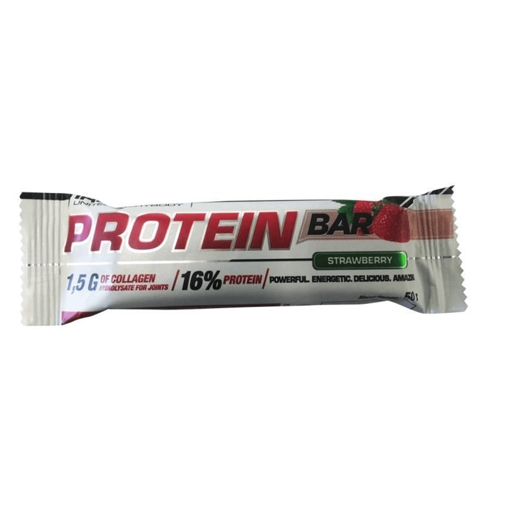 

Батончик IronMan Protein Bar протеиновый клубника-белая глазурь 50 г