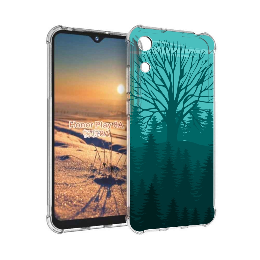 

Чехол бампер MyPads Лес для Honor 8A, Прозрачный, Tocco