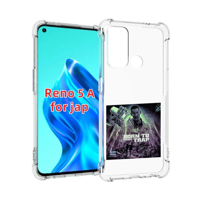 

Чехол MyPads Born to Trap Kizaru для Oppo Reno 5A, Прозрачный, Tocco