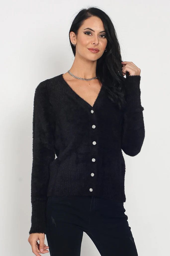 Кардиган женский Assuili ASF950 черный L