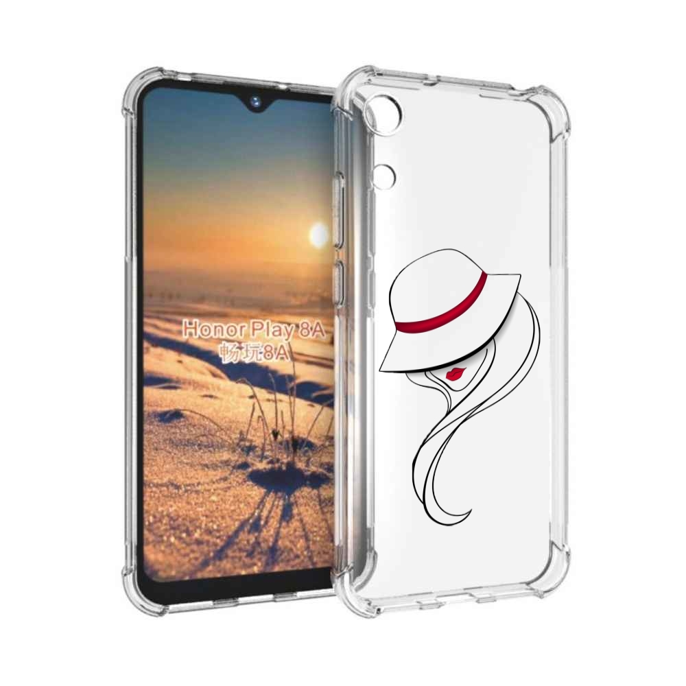 

Чехол бампер MyPads Лого женский для Honor 8A, Прозрачный, Tocco