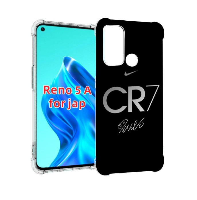 

Чехол MyPads CR7 для Oppo Reno 5A, Прозрачный, Tocco