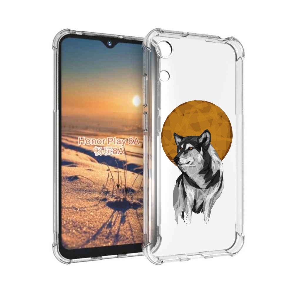 

Чехол бампер MyPads Лунный волк для Honor 8A, Прозрачный, Tocco