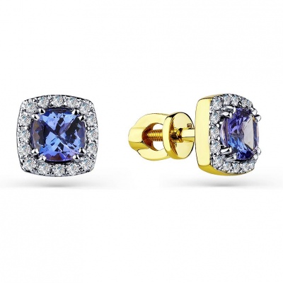 

Серьги из жёлтого золота с танзанитами и бриллиантами Master Brilliant 2-302091-00-31, 2-302091-00-31