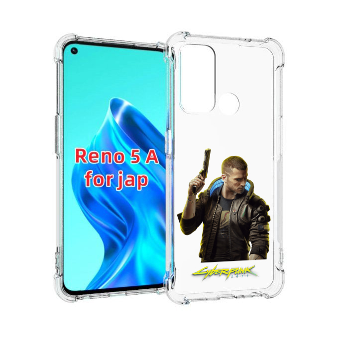 

Чехол MyPads Cyberpunk-2077 для Oppo Reno 5A, Прозрачный, Tocco