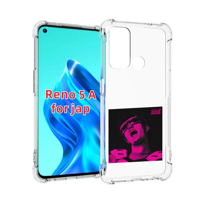 

Чехол MyPads Digital Fantazy GONE для Oppo Reno 5A, Прозрачный, Tocco