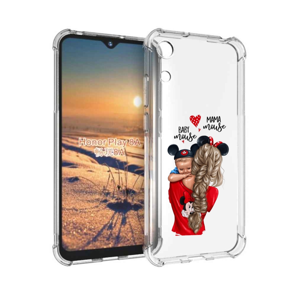 

Чехол бампер MyPads Мама-маус женский для Honor 8A, Прозрачный, Tocco