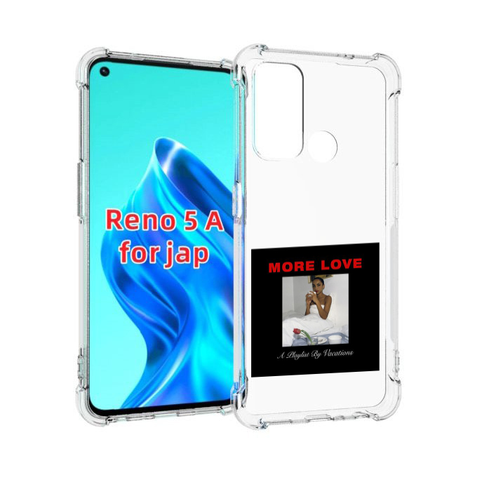 

Чехол MyPads Drake & Sade - More Love для Oppo Reno 5A, Прозрачный, Tocco